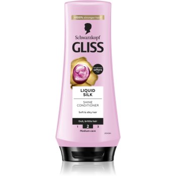Schwarzkopf Gliss Liquid Silk balsam regenerator pentru intarire si stralucire - imagine 2
